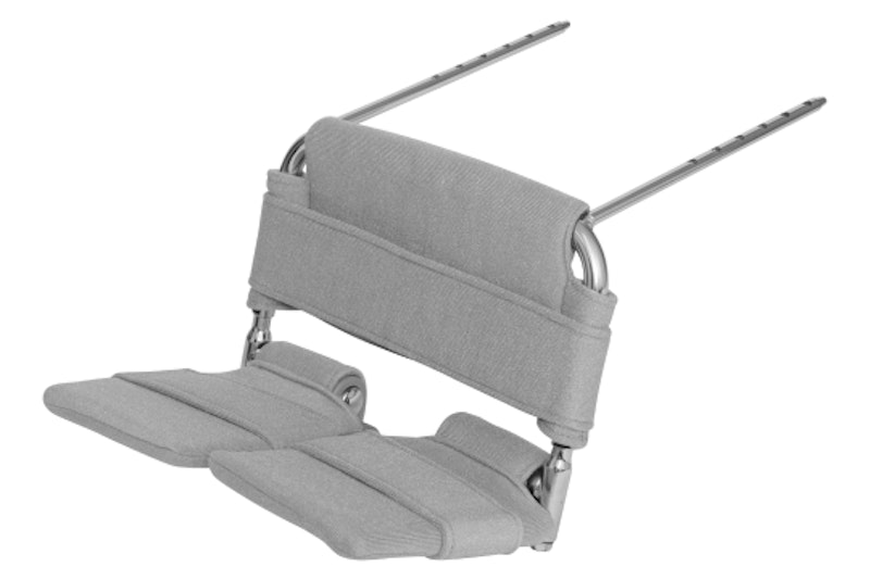 A footrest attachment for a special purpose child restraint