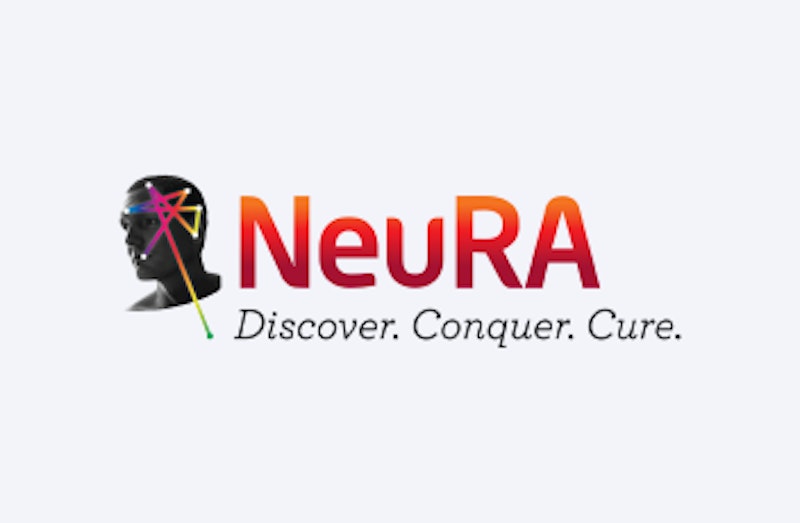 Logo of Neuroscience Research Australia, with the words Discover, Conquer, Cure.